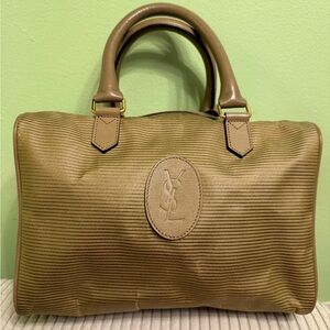 Authentic Vintage YSL Gold Handbag